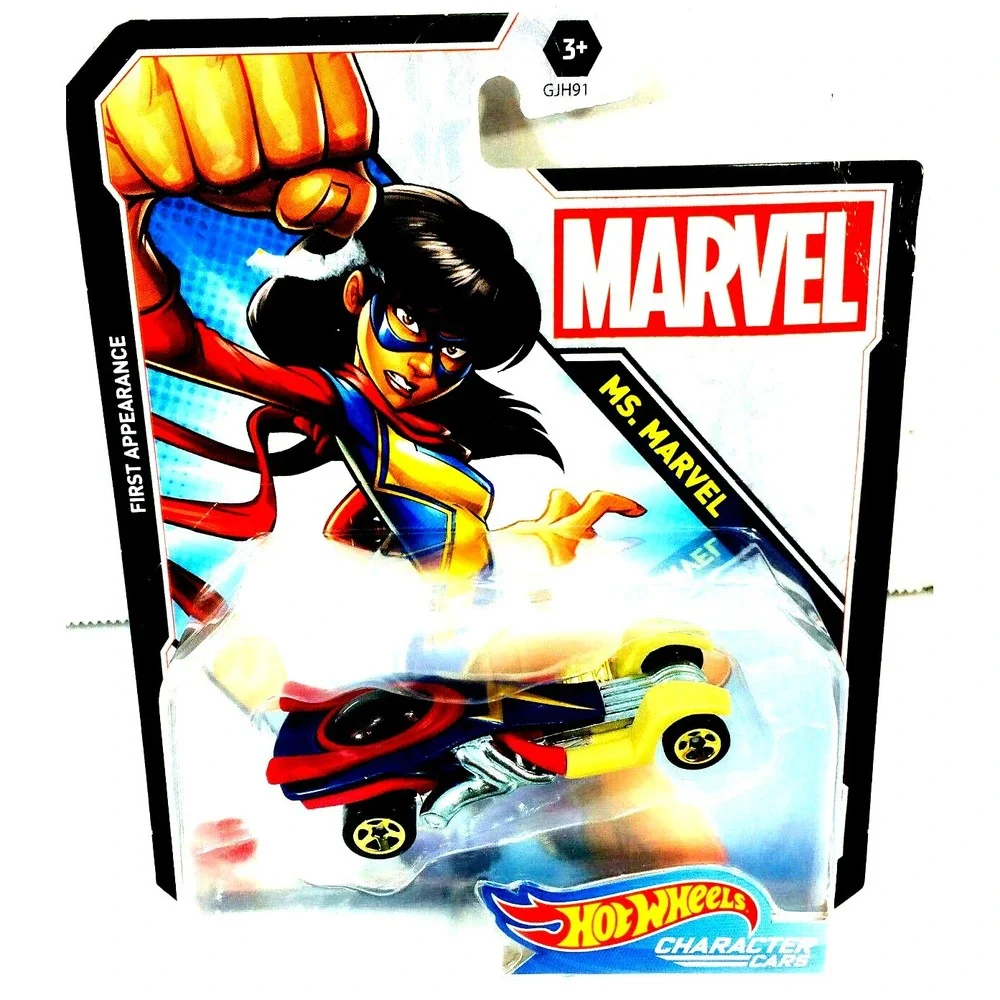 Marvel Hot Wheels Ms Marvel/Taskmaster Black Widow Movie Character Cars Set 2